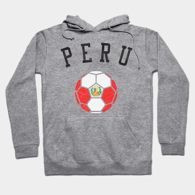 Peru Soccer Team Heritage Flag Hoodie by ryanjaycruz